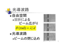 スヘンス線|光電子材料工学特論 第4回 光導波路